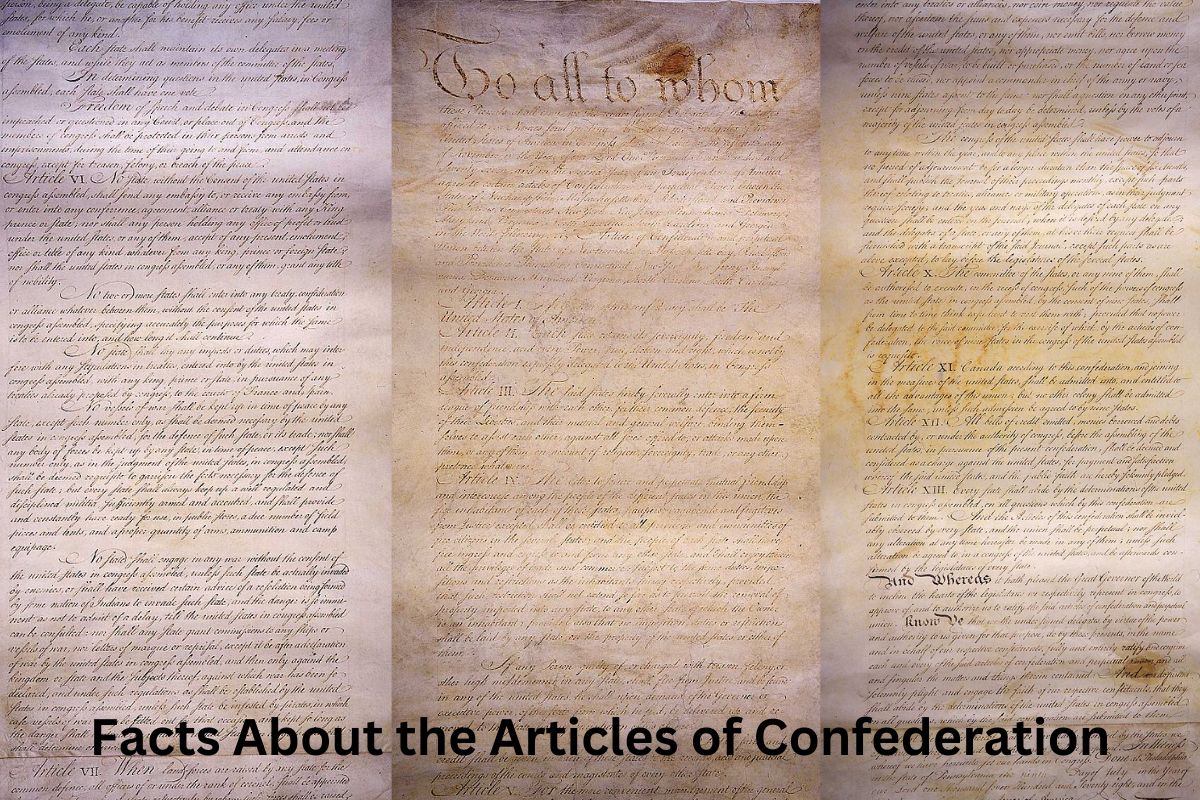 Facts About the Articles of Confederation
