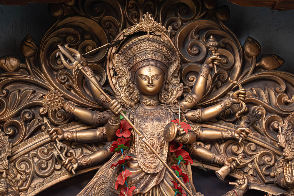 Hindu Goddess Durga idol