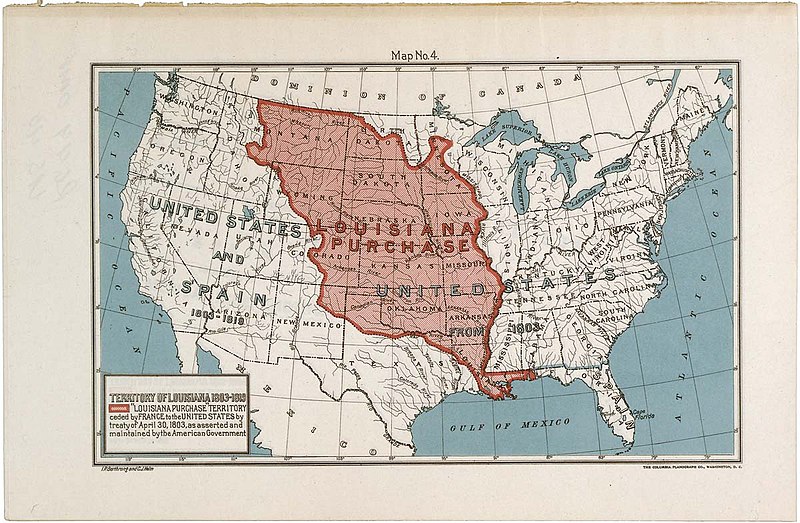 Louisiana Purchase Map