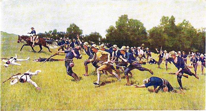 Charge of the Rough Riders at San Juan Hill