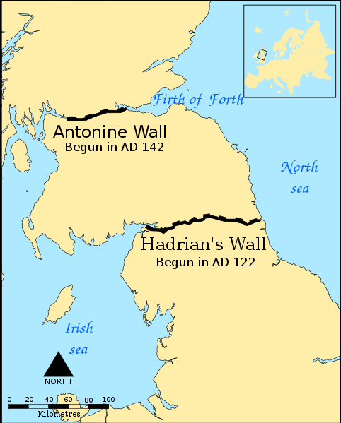 Hadrians Wall Map