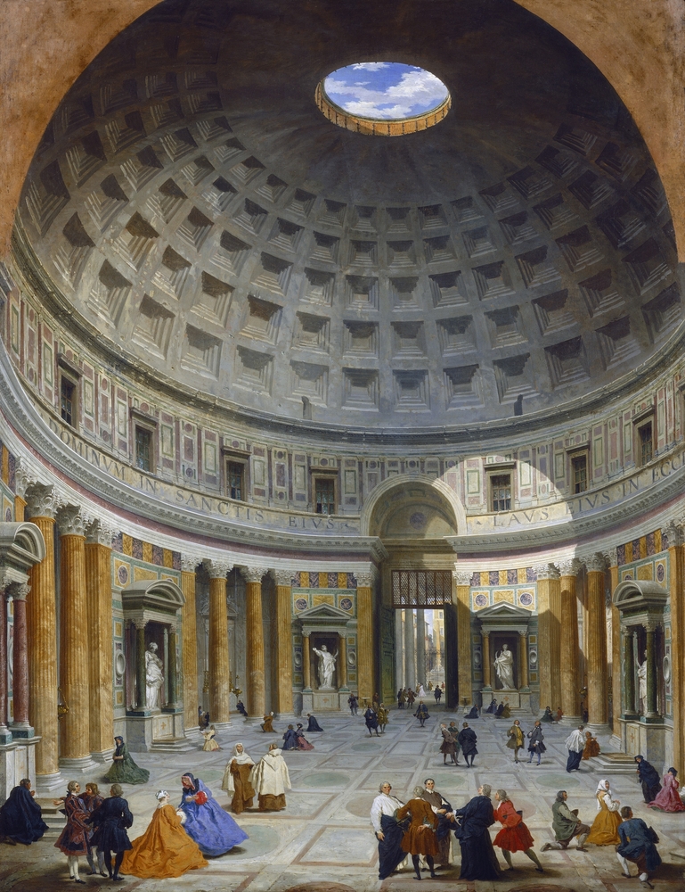 Interior of the Pantheon Rome