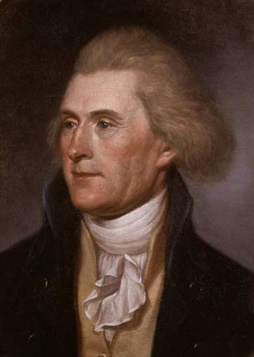 Jefferson by Charles Willson Peale