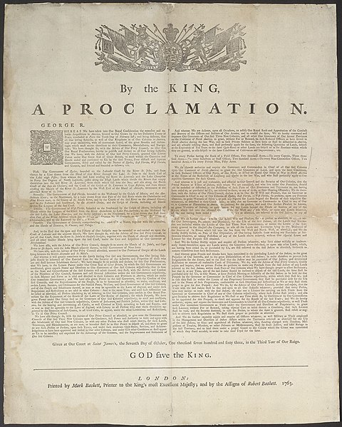 Proclamation of 1763