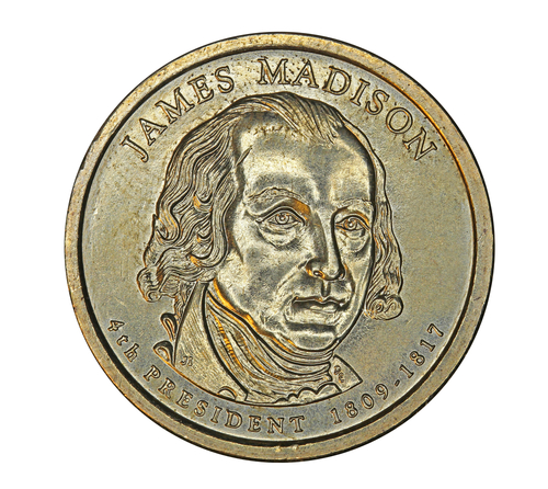 United States James Madison Dollar