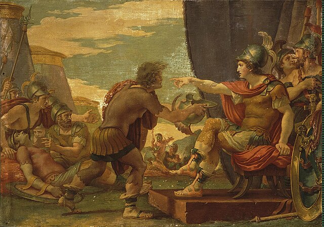 Alexander the Great Refuses to Take Water