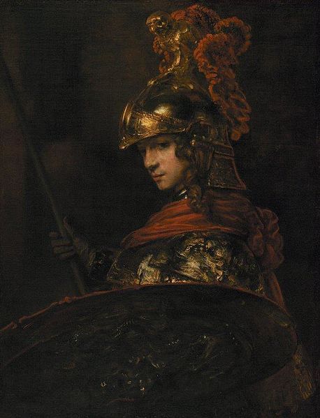 Athena by Rembrandt