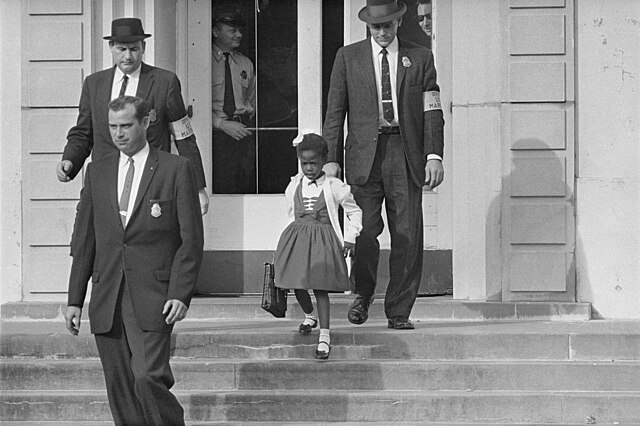 Ruby Bridges on School Steps