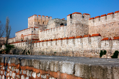 byzantine walls of Istanbul