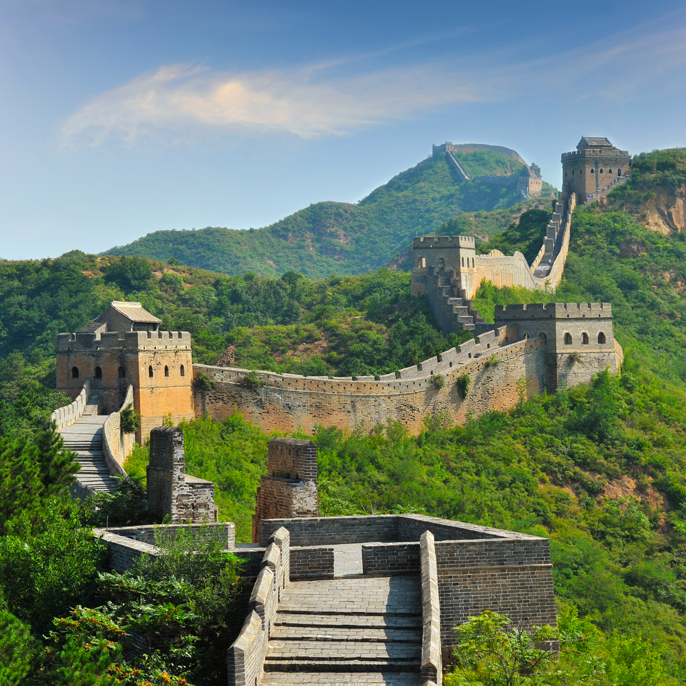 Great Wall of China in Summer