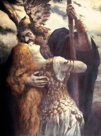 Odin and Brunnhilde