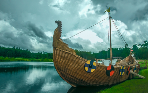 Viking longboat