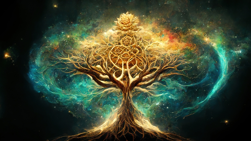 Yggdrasil from norse mythology known for being the tree of life