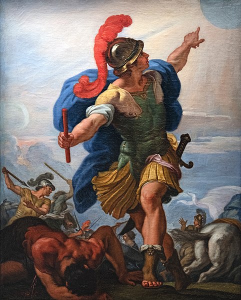 Joshua stops the race of the sun