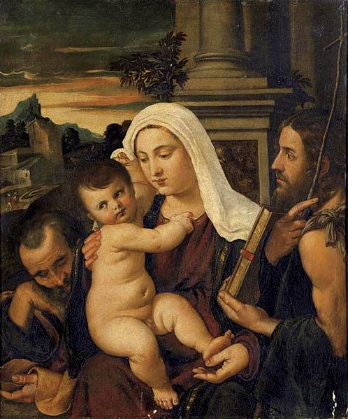 Madonna and Child with Sts Joseph