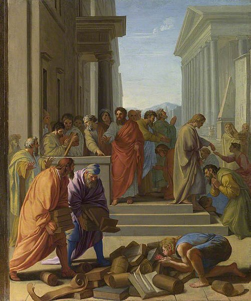 Saint Paul preaching at Ephesus 