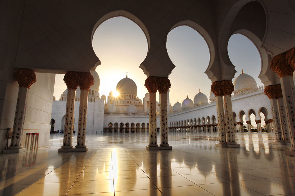 Sheikh Zayed mosque in Abu Dhabi