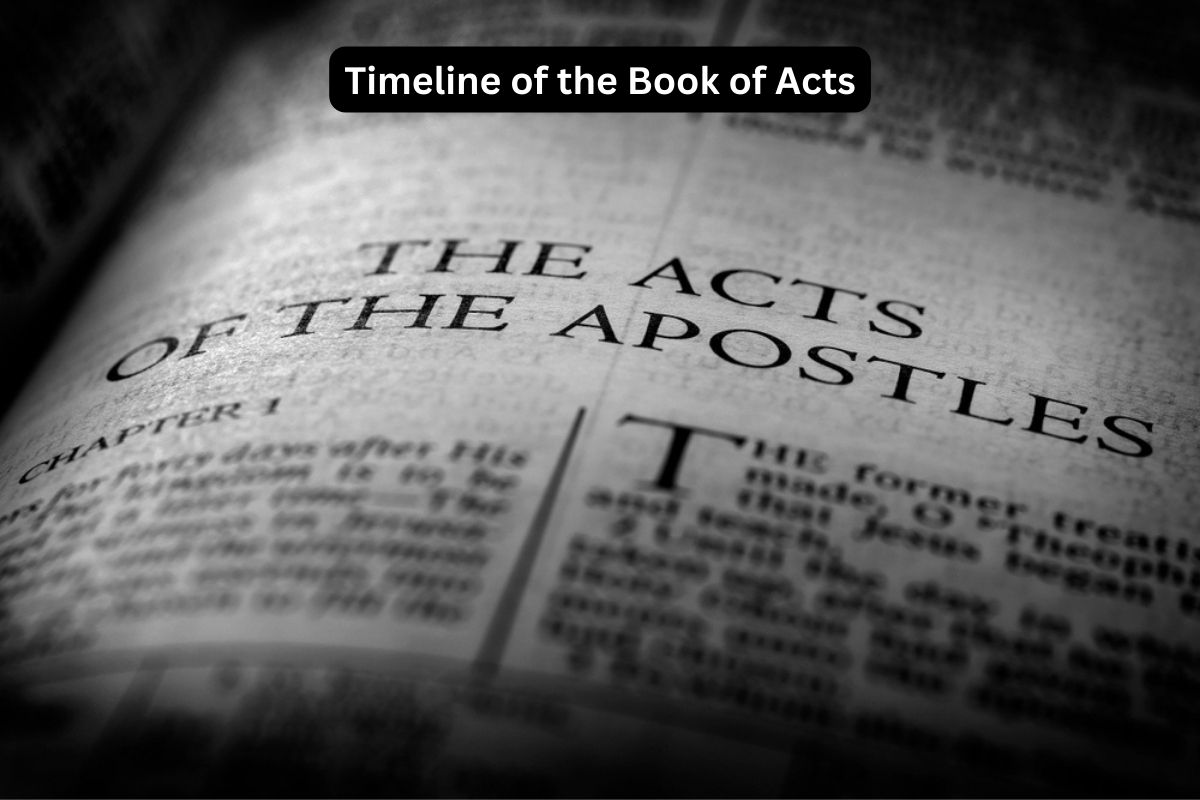 Timeline of the Book of Acts