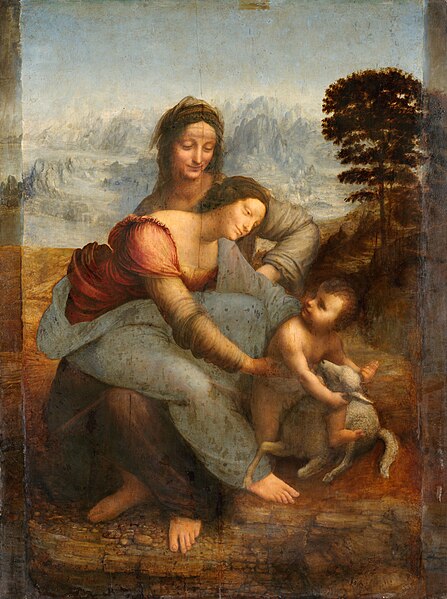 Virgin and Child with St Anne