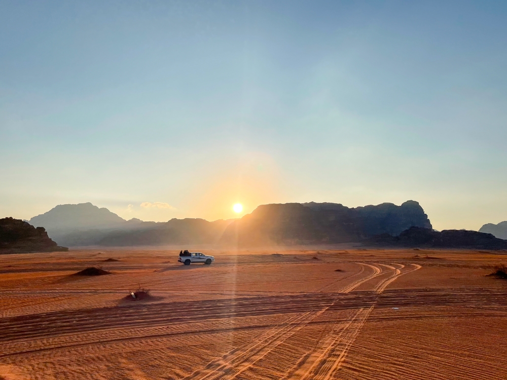 Wadi Rum desert  Jordan Middle East