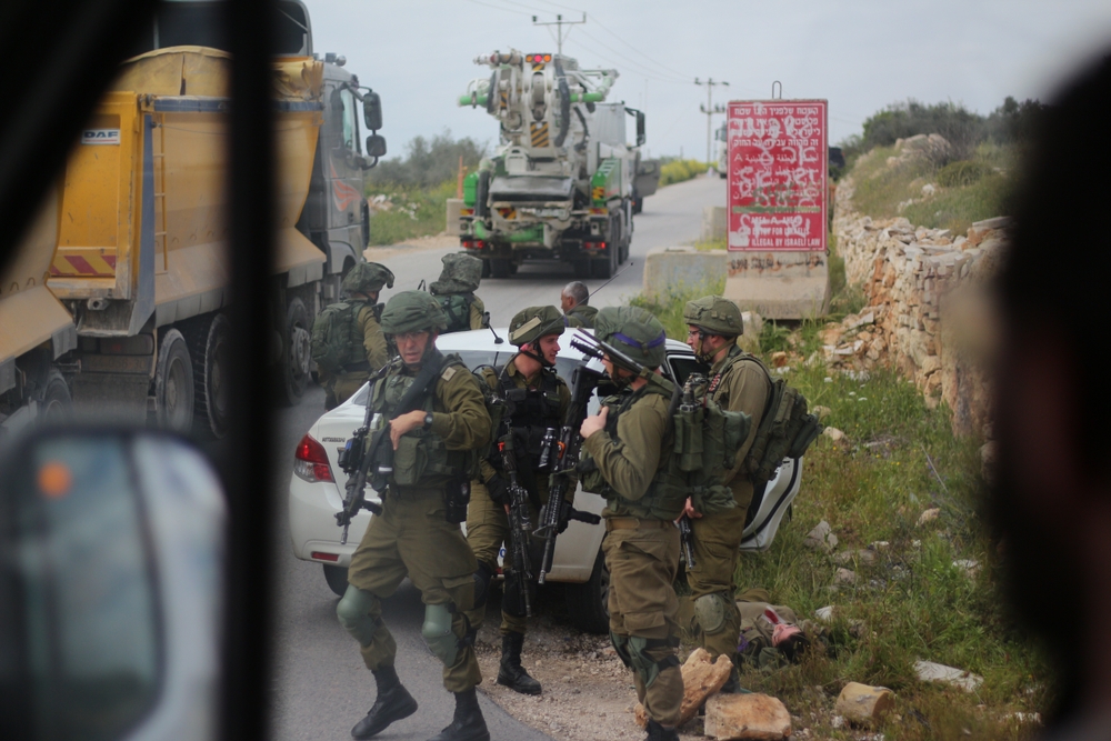 West Bank Israel Soldiers