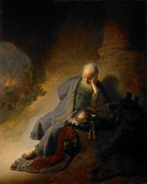 Jeremiah lamenting