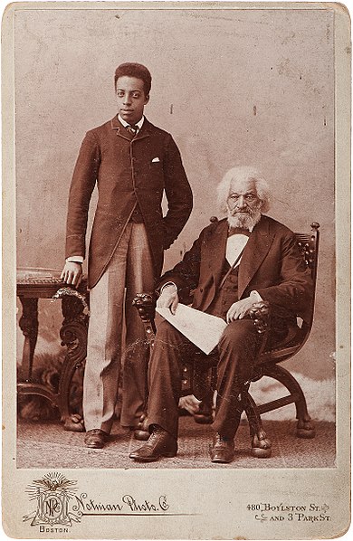 Frederick Douglass and grandson Joseph
