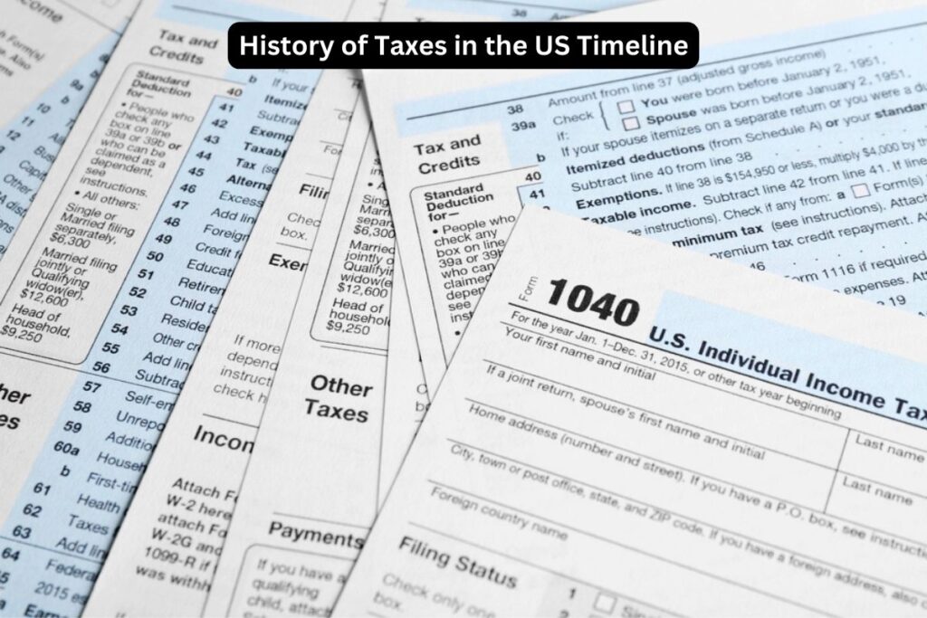 History of Taxes in the US Timeline Have Fun With History