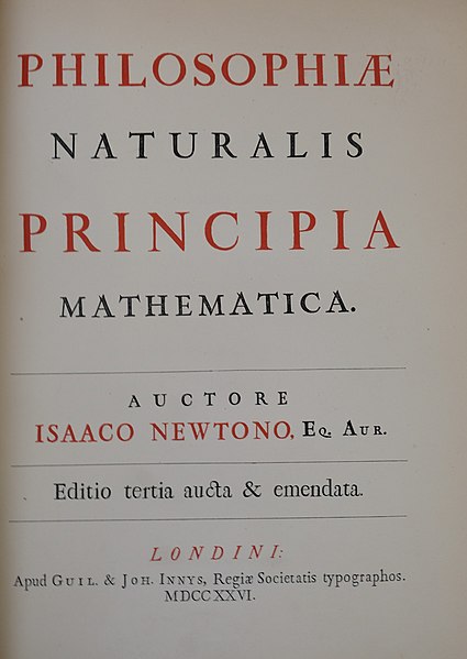 Philosophiæ Naturalis Principia Mathematica