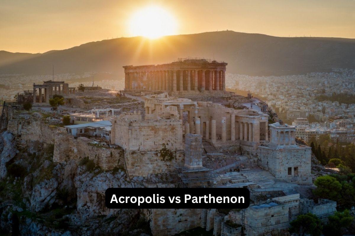 Acropolis vs Parthenon