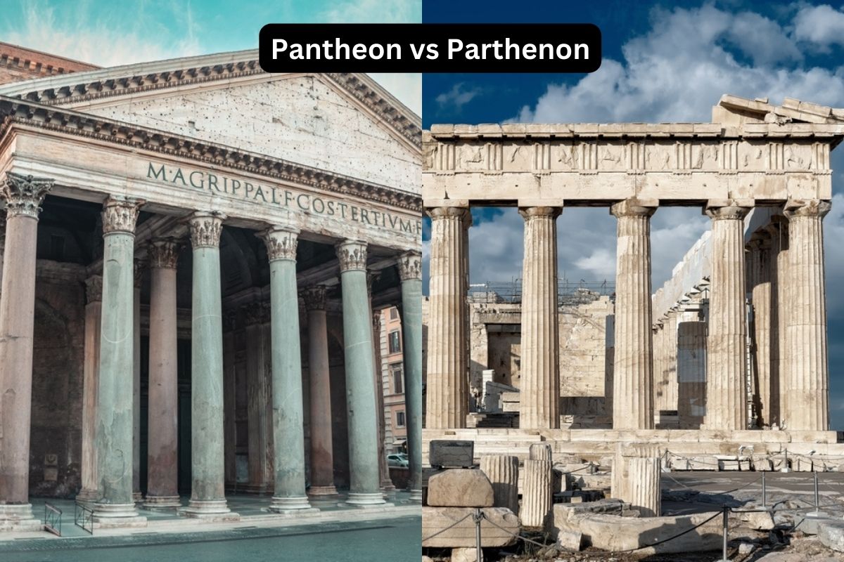 Pantheon vs Parthenon