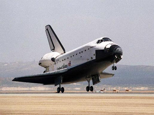 Space Shuttle Discovery Landing