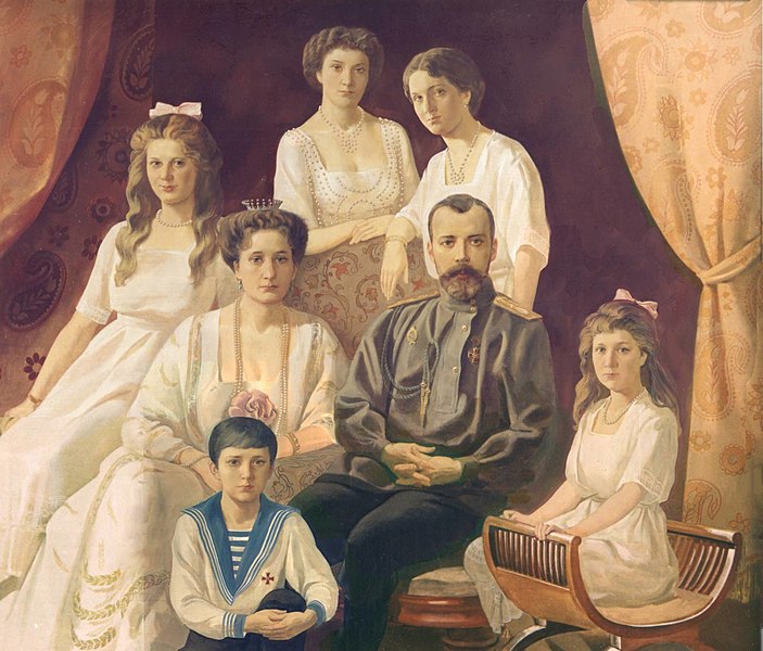 Emperor Nicholas II with his family