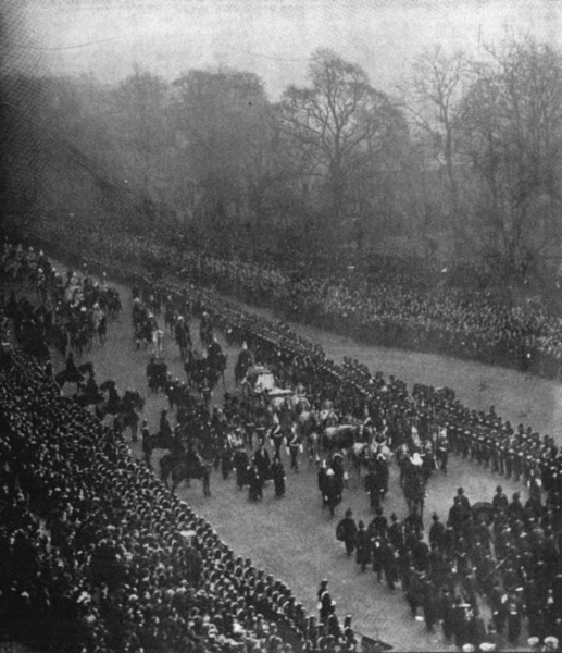 Funeral procession of Queen Victoria