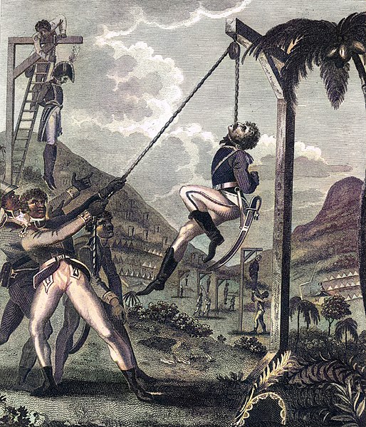 Haitians taking Revenge on the French