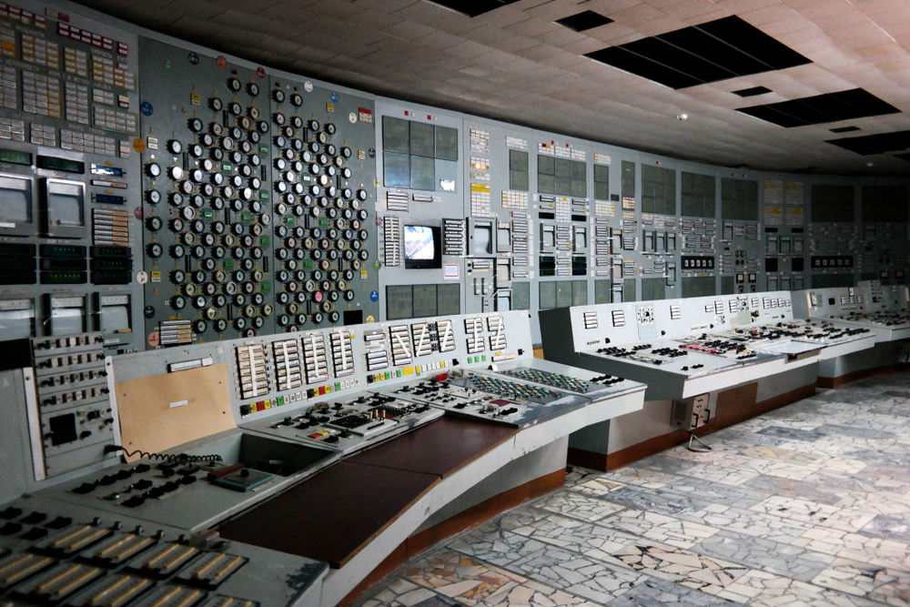 Reactor Control Room in  Chernobyl