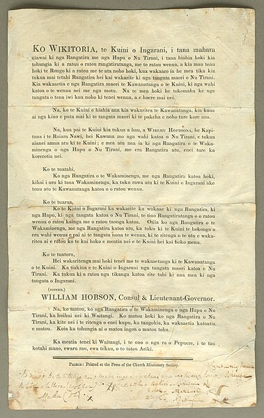 Treaty of Waitangi