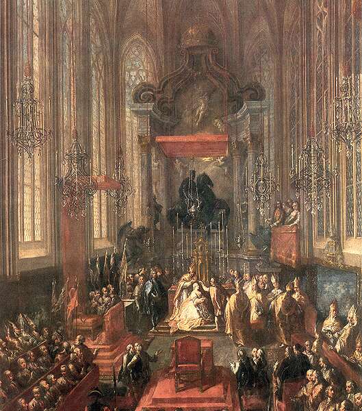 Maria Theresa is crowned Queen of Hungary
