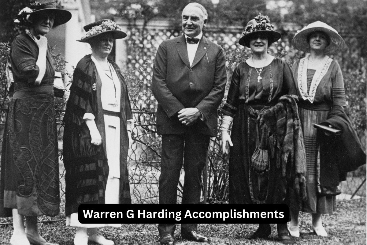 Warren G Harding Accomplishments
